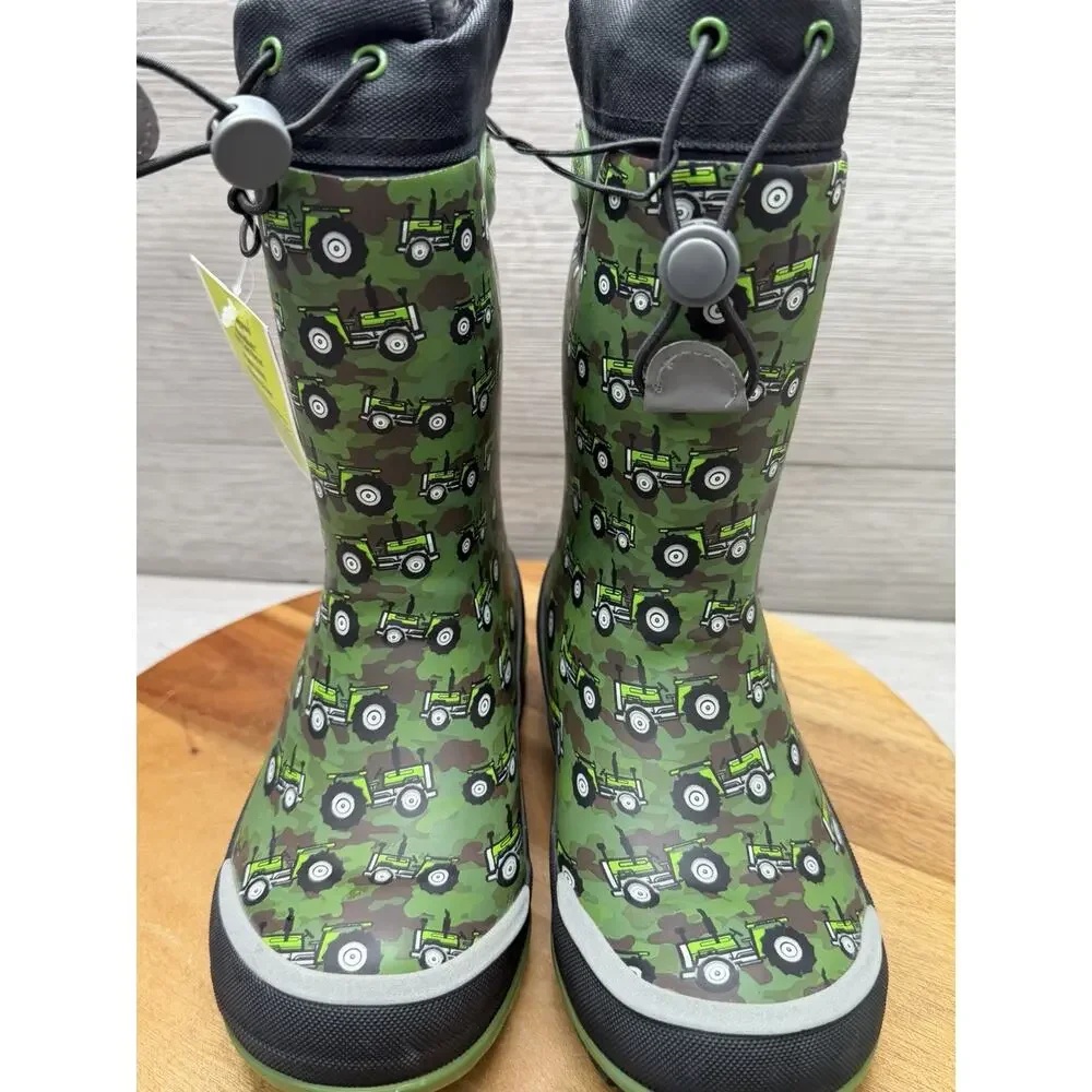 Western Chief, Tractors, Neoprene, Snow and Rain Boot, Toddler 11/12